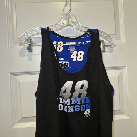 NASCAR for Her Black/Blue Jimmie Johnson 48 Tank size 2XL - Picture 6 of 7